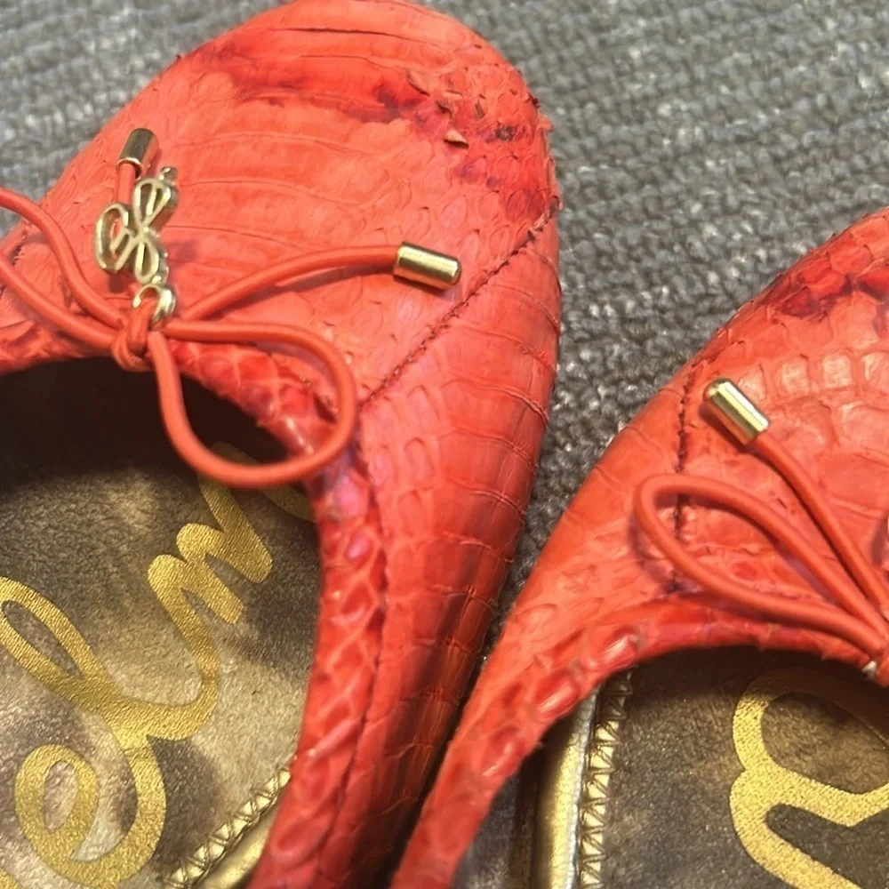 Sam Edelman croc flat